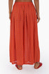 Wide leg pants in printed cotton gauze with pockets